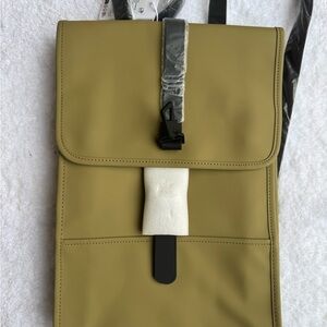 NEW RAINS Stylish Khaki Backpack Bag